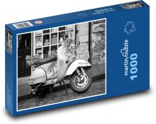 Retro skútr Puzzle 1000 dílků - 60 x 46 cm