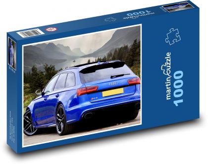 Auto - Audi RS6 - Puzzle 1000 dílků, rozměr 60x46 cm