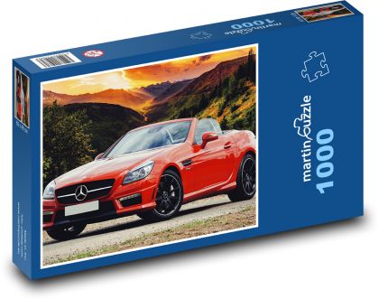 Auto - Mercedes - Puzzle 1000 dílků, rozměr 60x46 cm