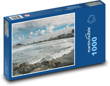 Pláž - moře - Puzzle 1000 dílků, rozměr 60x46 cm