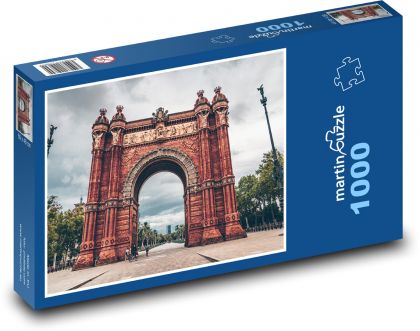 Historický oblúk v meste - Puzzle 1000 dielikov, rozmer 60x46 cm