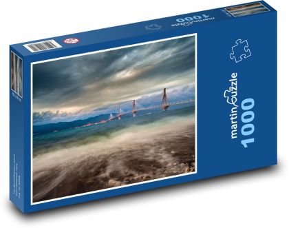 Rio Antirio Bridge - Puzzle 1000 pieces, size 60x46 cm 