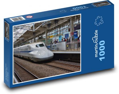 Vlak v Japonsku - Šinkansen - puzzle 1000 dílků