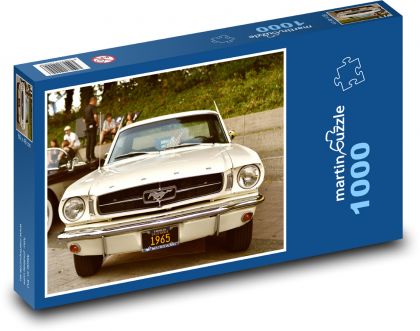 Auto - Ford Mustang - Puzzle 1000 dílků, rozměr 60x46 cm