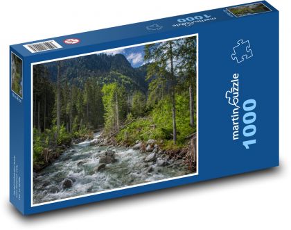 Divoká řeka na Slovensku v Tatrách - puzzle 1000 dílků