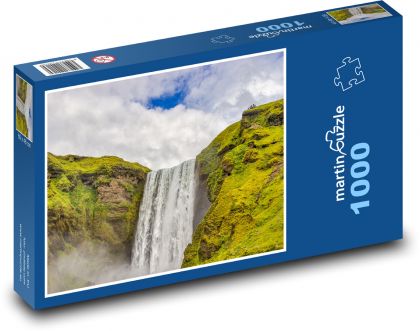 Wasserfall in Island - Puzzle - 1000 Teile