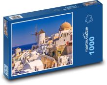 Řecko - Santorini Puzzle 1000 - 60x46 cm