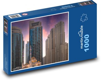 Dubaj - mrakodrapy - Puzzle 1000 dílků, rozměr 60x46 cm