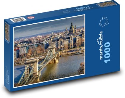 Maďarsko - Budapešť - Puzzle 1000 dílků, rozměr 60x46 cm