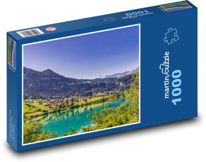 See in den Schweizer Alpen - Puzzle - 1000 Teile