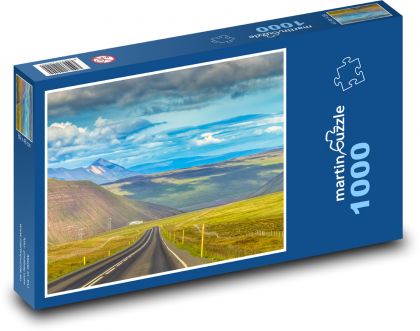 Silnice na Islandu - puzzle 1000 dílků