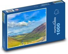 Příroda na Inslandu Puzzle 1000 dílků - 60 x 46 cm