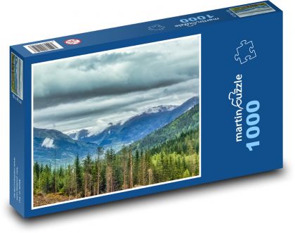 Norsko - krajina - Puzzle 1000 dílků, rozměr 60x46 cm