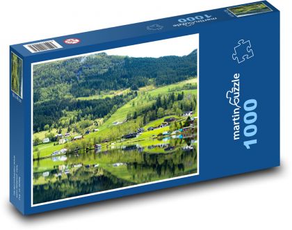 Norsko - Fjordy - Puzzle 1000 dílků, rozměr 60x46 cm