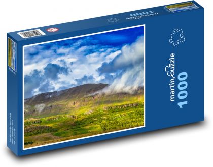 hora, Island - Puzzle 1000 dielikov, rozmer 60x46 cm
