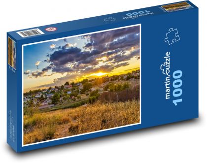 Španělsko - západ slunce - Puzzle 1000 dílků, rozměr 60x46 cm