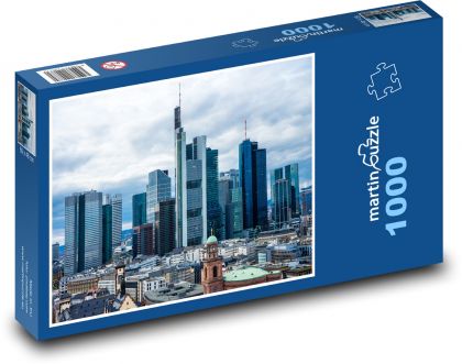 Německo - Frankfurt Nad Mohanem - Puzzle 1000 dílků, rozměr 60x46 cm