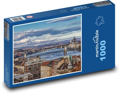 Budapeszt - Węgry - Puzzle 1000 elementów, rozmiar 60x46 cm