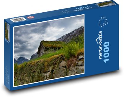 Krajina, Norsko - Puzzle 1000 dílků, rozměr 60x46 cm
