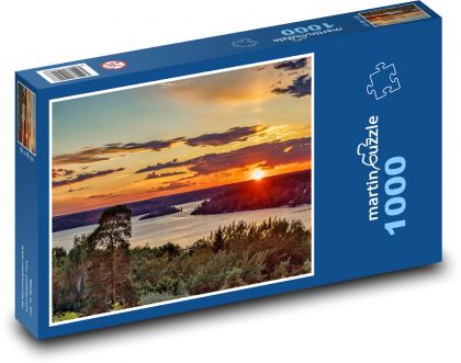 Západ slunce - puzzle 1000 dílků