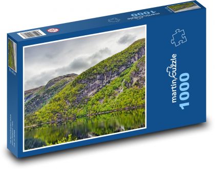 Skandinávie, příroda - Puzzle 1000 dílků, rozměr 60x46 cm