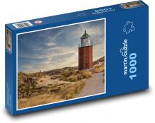 Maják, pobřeží Puzzle 1000 dílků - 60 x 46 cm