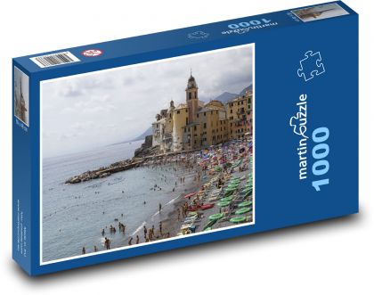 Město, pláž, dovolená - Puzzle 1000 dílků, rozměr 60x46 cm