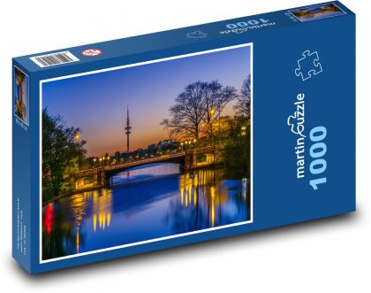 Germany - Hamburg - Puzzle 1000 pieces, size 60x46 cm 