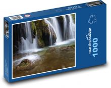 Forest waterfall Puzzle 1000 pieces - 60 x 46 cm 