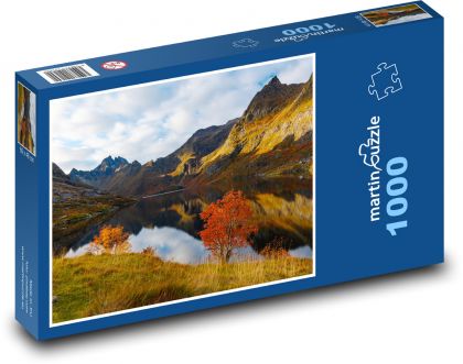Podzim, hory - Puzzle 1000 dílků, rozměr 60x46 cm