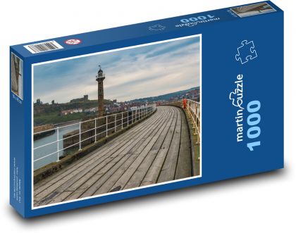 Anglie - Whitby - Puzzle 1000 dílků, rozměr 60x46 cm