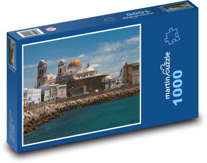 Španělsko - Cádiz - Puzzle 1000 dílků, rozměr 60x46 cm