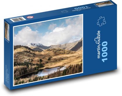 Hory, krajina - Puzzle 1000 dílků, rozměr 60x46 cm
