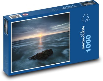Kameň, more - Puzzle 1000 dielikov, rozmer 60x46 cm