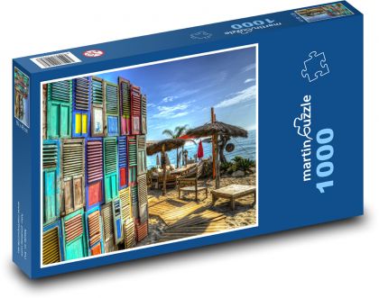 Buntes Paradies am Meer - Puzzle - 1000 Teile