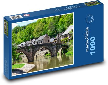 River, canal, bridge - Puzzle 1000 pieces, size 60x46 cm 