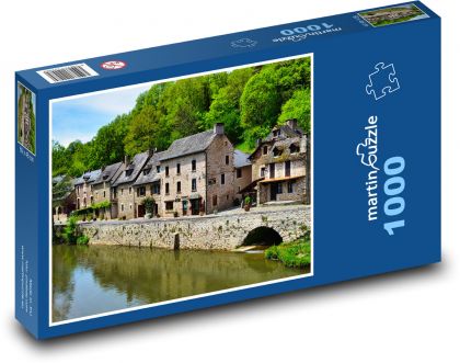 Fluss, Kanal, Dorf - Puzzle - 1000 Teile