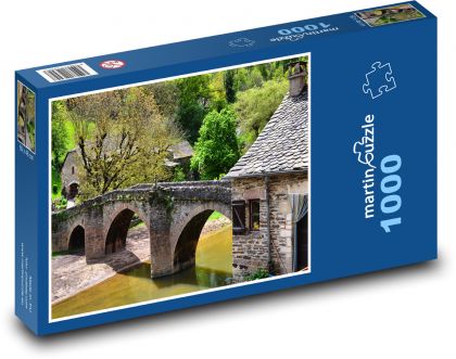 Historische Brücke - Puzzle - 1000 Teile
