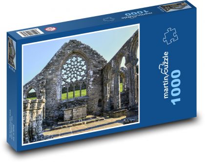 Zrúcanina, kaplnka - Puzzle 1000 dielikov, rozmer 60x46 cm