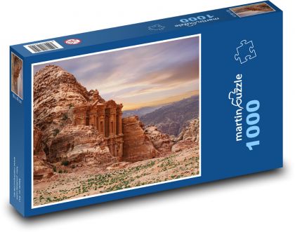 Jordánsko - Petra - Puzzle 1000 dílků, rozměr 60x46 cm
