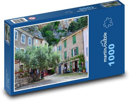 Francúzsko - Moustiers-Sainte-Marie - Puzzle 1000 dielikov, rozmer 60x46 cm