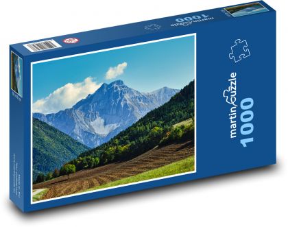 Příroda, krajina, hora - Puzzle 1000 dílků, rozměr 60x46 cm
