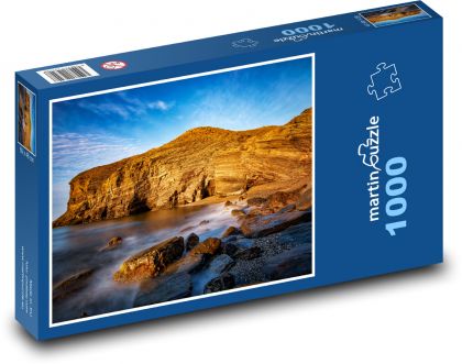 Cliff, sea, rock - Puzzle 1000 pieces, size 60x46 cm 