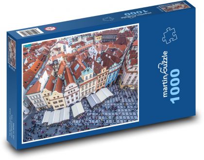 Praha - Staroměstské náměstí - Puzzle 1000 dílků, rozměr 60x46 cm