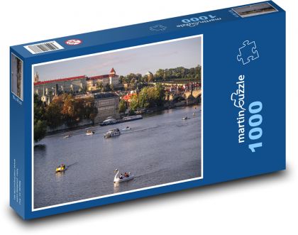 Prager Panorama von der Moldau - Puzzle - 1000 Teile