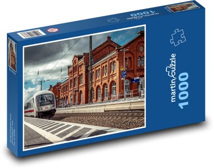 Railway Stations - Puzzle 1000 pieces, size 60x46 cm 