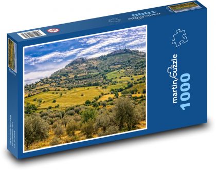 Krajina - Sicília - Puzzle 1000 dielikov, rozmer 60x46 cm