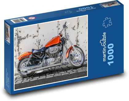 Harley Davidson Sportster - Puzzle 1000 dílků, rozměr 60x46 cm