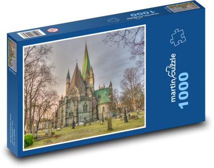 Norsko - Trondheim  - Puzzle 1000 dílků, rozměr 60x46 cm