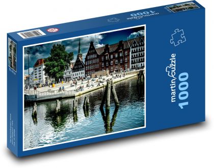 Německo - Lübeck - Puzzle 1000 dílků, rozměr 60x46 cm